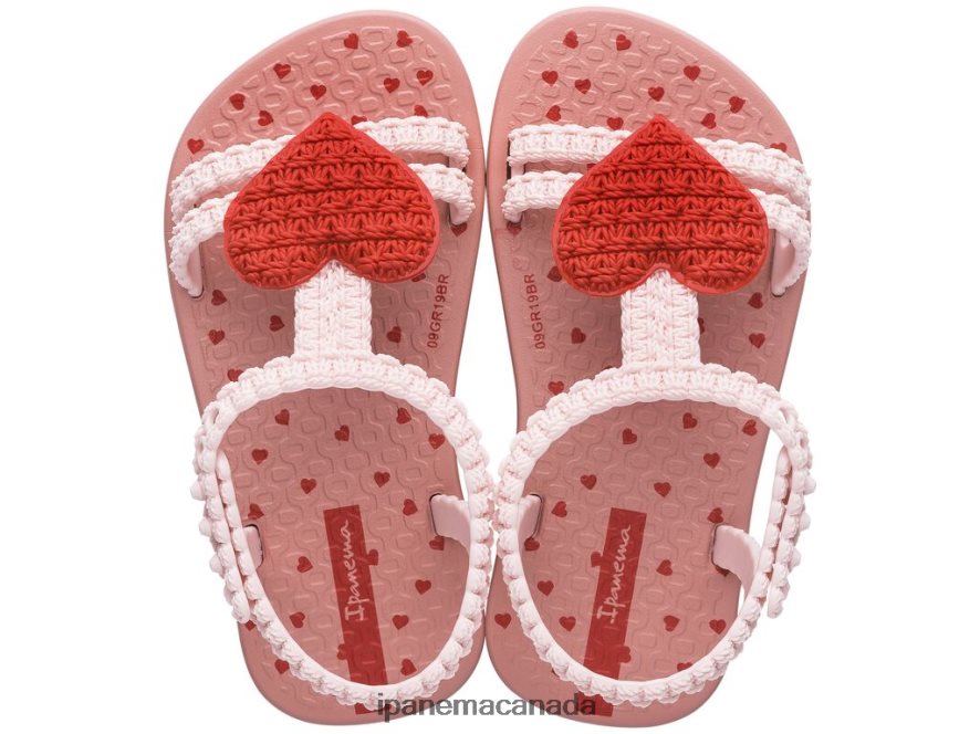 Babies B My First Heart 21 Ipanema Blush Red Footwear JX0T4N408