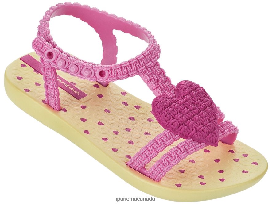 Babies B My First Heart Ipanema Pink Lemon Footwear JX0T4N412