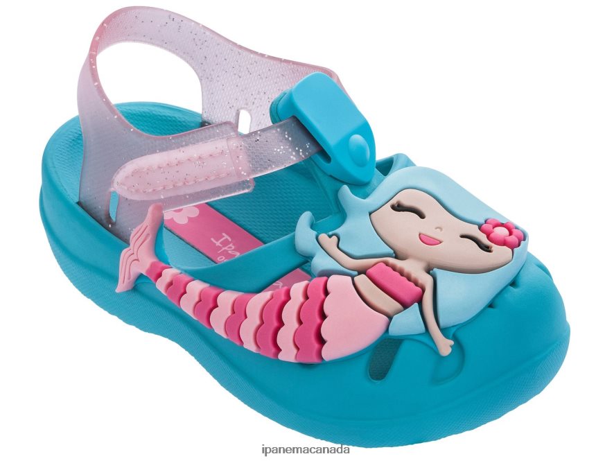 Babies B Summer Ocean Ipanema Aqua Mermaid Footwear JX0T4N358