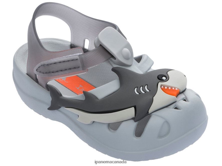 Babies B Summer Ocean Ipanema Grey Shark Footwear JX0T4N360