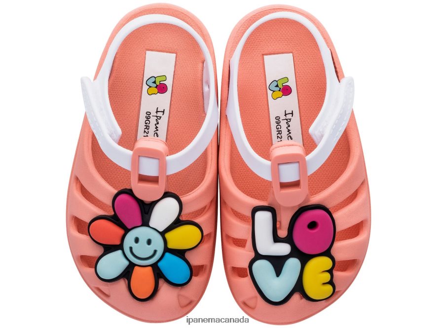 Babies B Summer Peace Ipanema Coral Footwear JX0T4N364