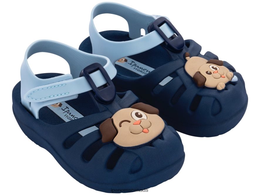 Babies B Summer Pets Ipanema Navy Dog Footwear JX0T4N323