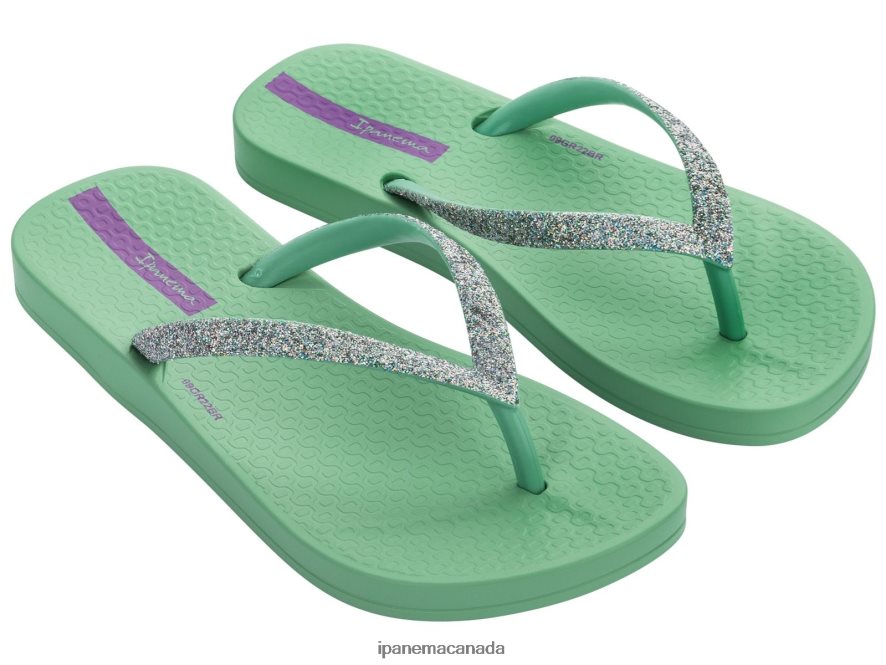 Kids K Anatomic Ipanema Glitter Mint Footwear JX0T4N318