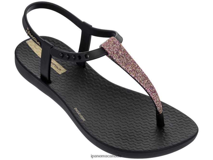 Kids K Charm Glitter Sandal 21 Ipanema Black Footwear JX0T4N417