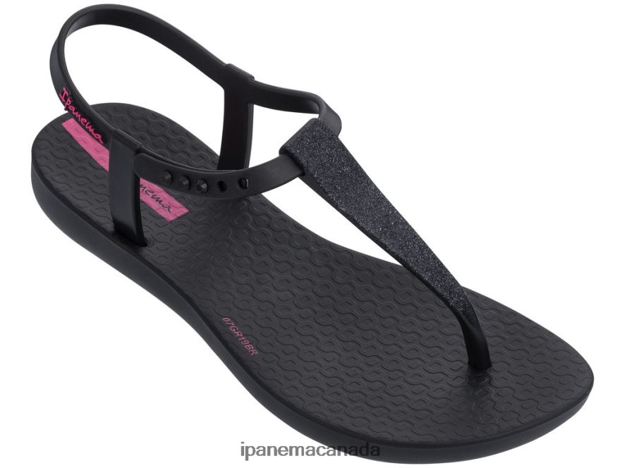 Kids K Charm Glitter Sandal 23 Ipanema Black Footwear JX0T4N398