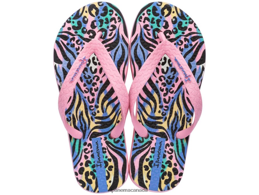 Kids K Classic Ipanema Baby Pink Animal Footwear JX0T4N345