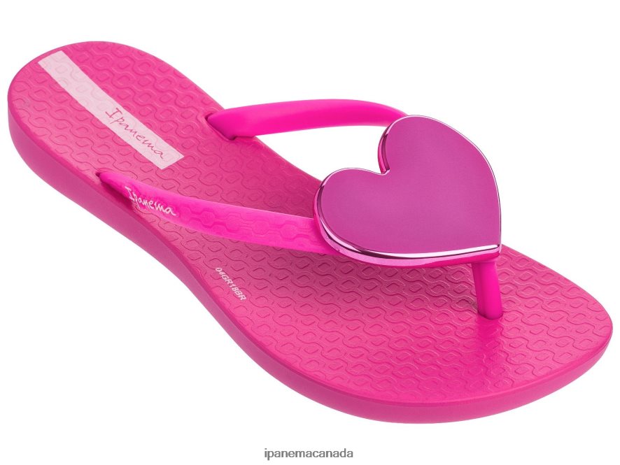 Kids K Maxi Heart Ipanema Bright Pink Footwear JX0T4N344