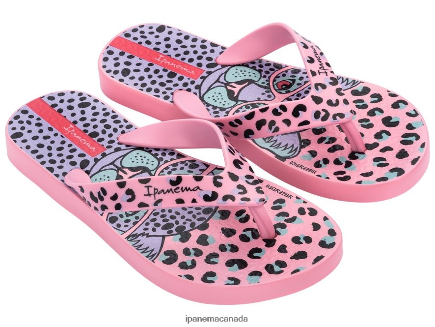 Kids K Safari Fun Ipanema Pink Footwear JX0T4N316