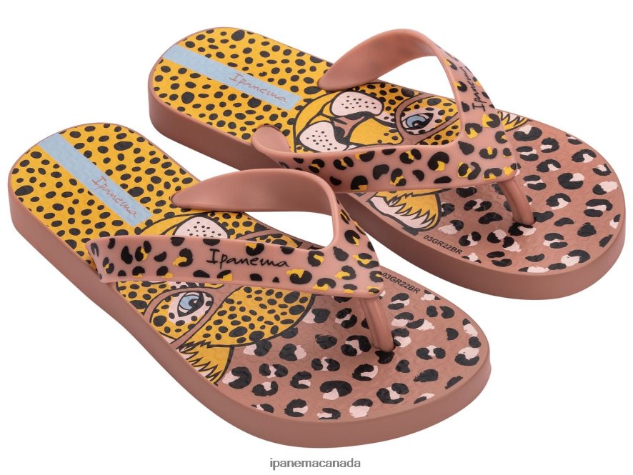 Kids K Safari Fun Ipanema Tan Footwear JX0T4N317