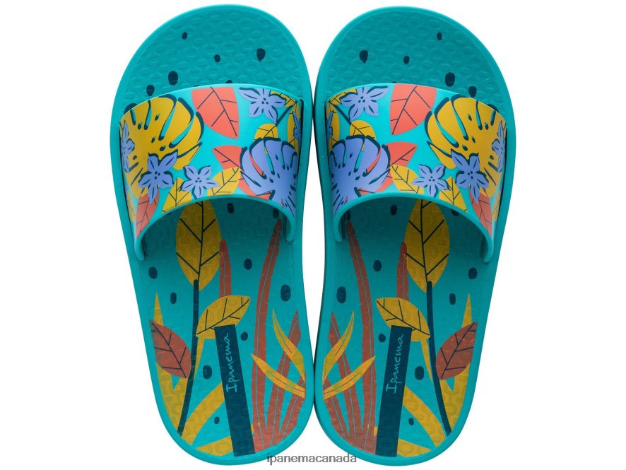 Kids K Urban Slide Ipanema Aqua Jungle Footwear JX0T4N355