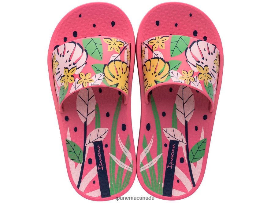 Kids K Urban Slide Ipanema Pink Jungle Footwear JX0T4N357