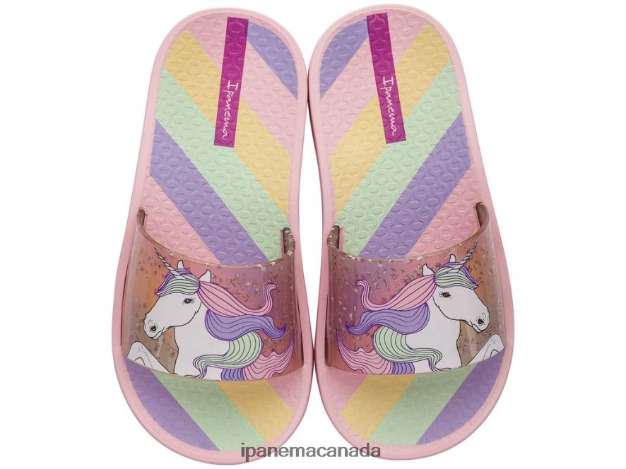 Kids K Urban Slide Ipanema Pink Unicorn Footwear JX0T4N391