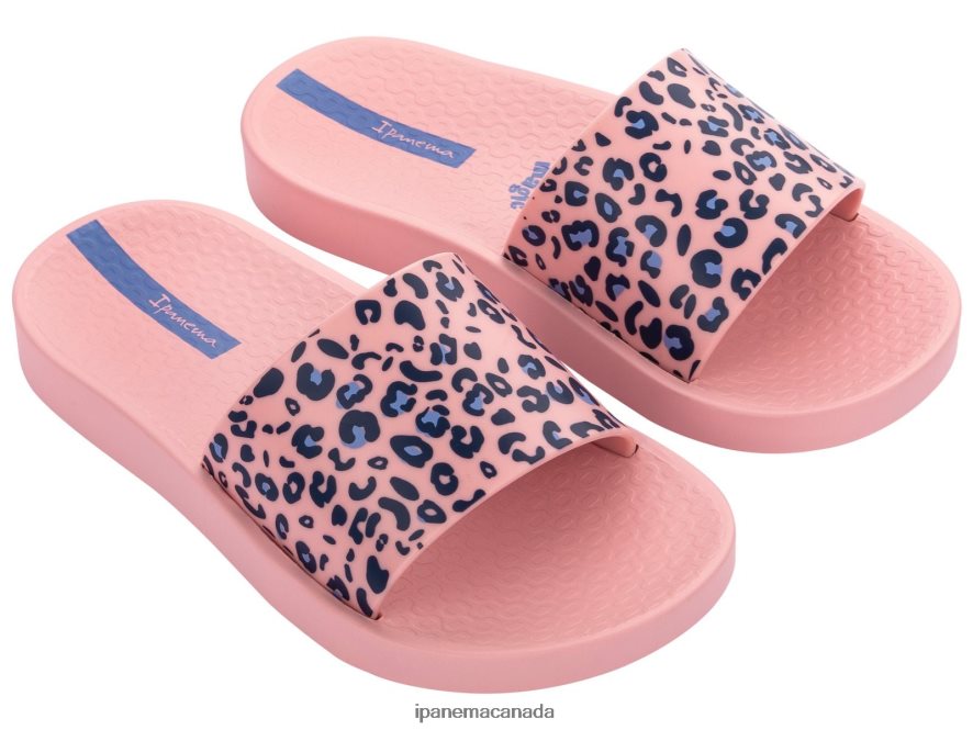 Kids K Urbana Slide Ipanema Pink Animal Footwear JX0T4N315