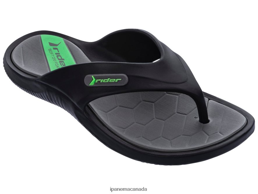 Men Cape Ipanema Black Grey Footwear JX0T4N510