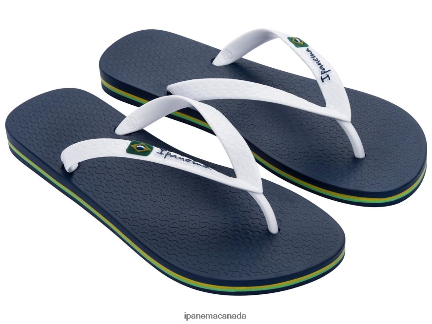 Men Classic Brazil 21 Ipanema White Navy Footwear JX0T4N433