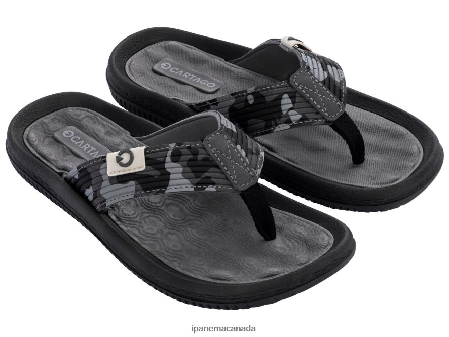 Men Dunas Ipanema Black Camo Footwear JX0T4N447