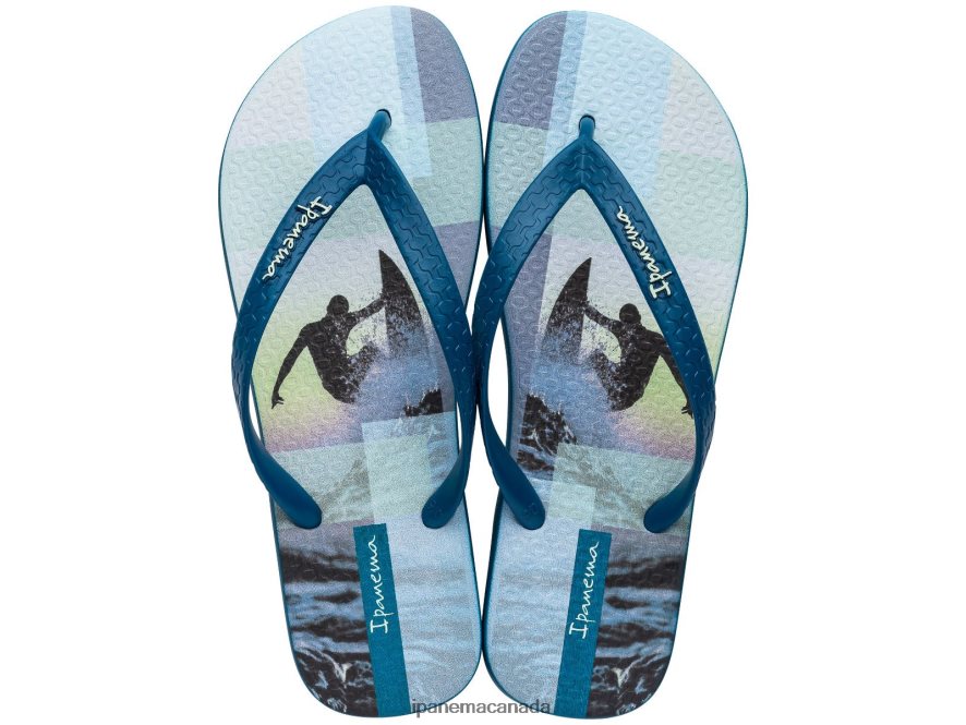 Men Summer Print Ipanema Blue Footwear JX0T4N499