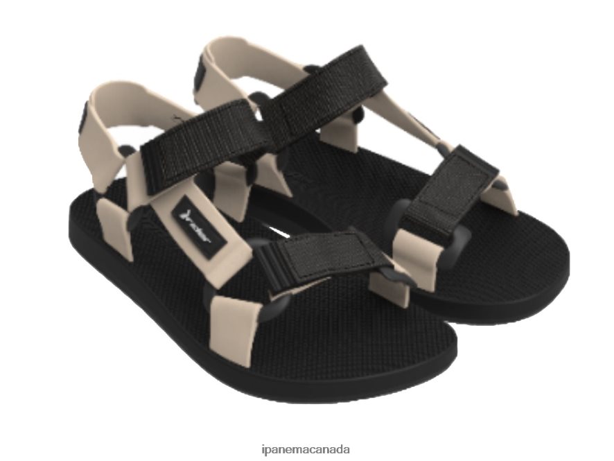 Men Free Sandal 1 Ipanema Black Beige Footwear JX0T4N530