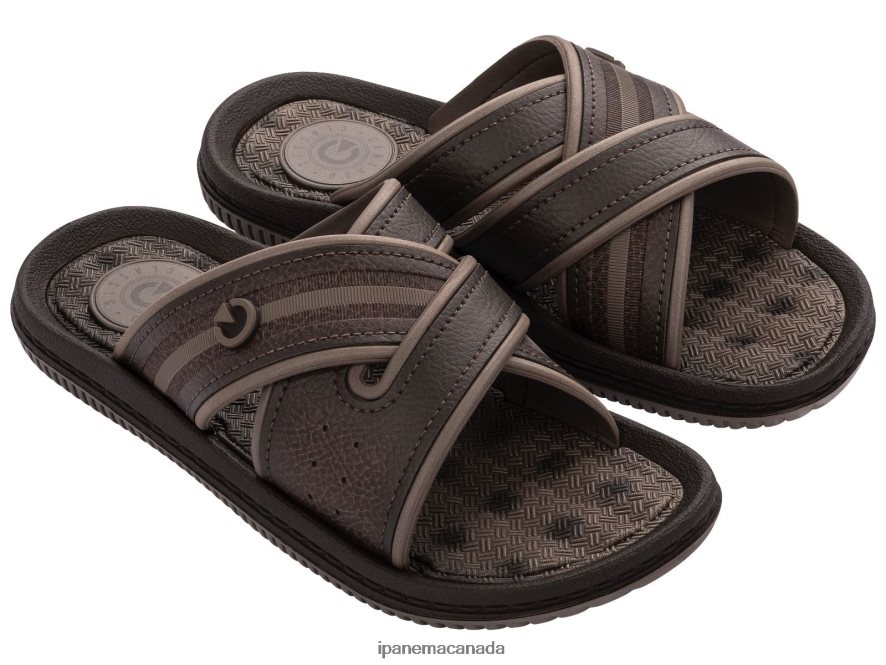 Men Fiji Slide Ipanema Brown Footwear JX0T4N497