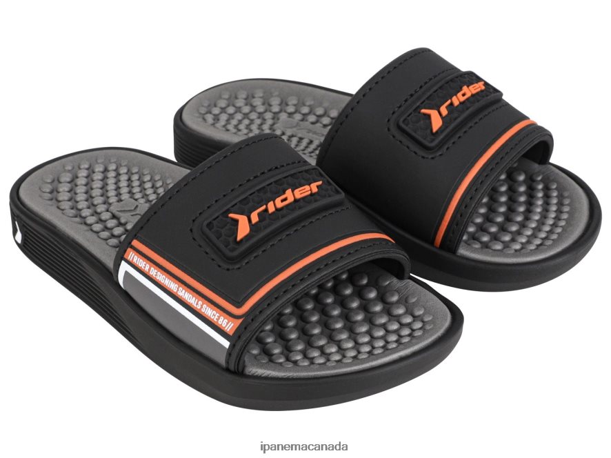 Men Pump Slide Ipanema Black Grey Footwear JX0T4N489