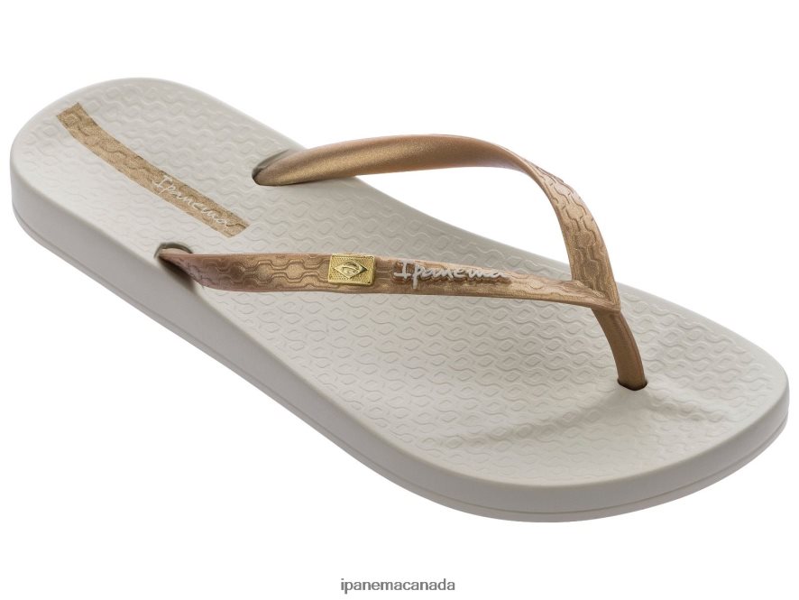 Women Anatomic Brazil Ipanema Gold Footwear JX0T4N43