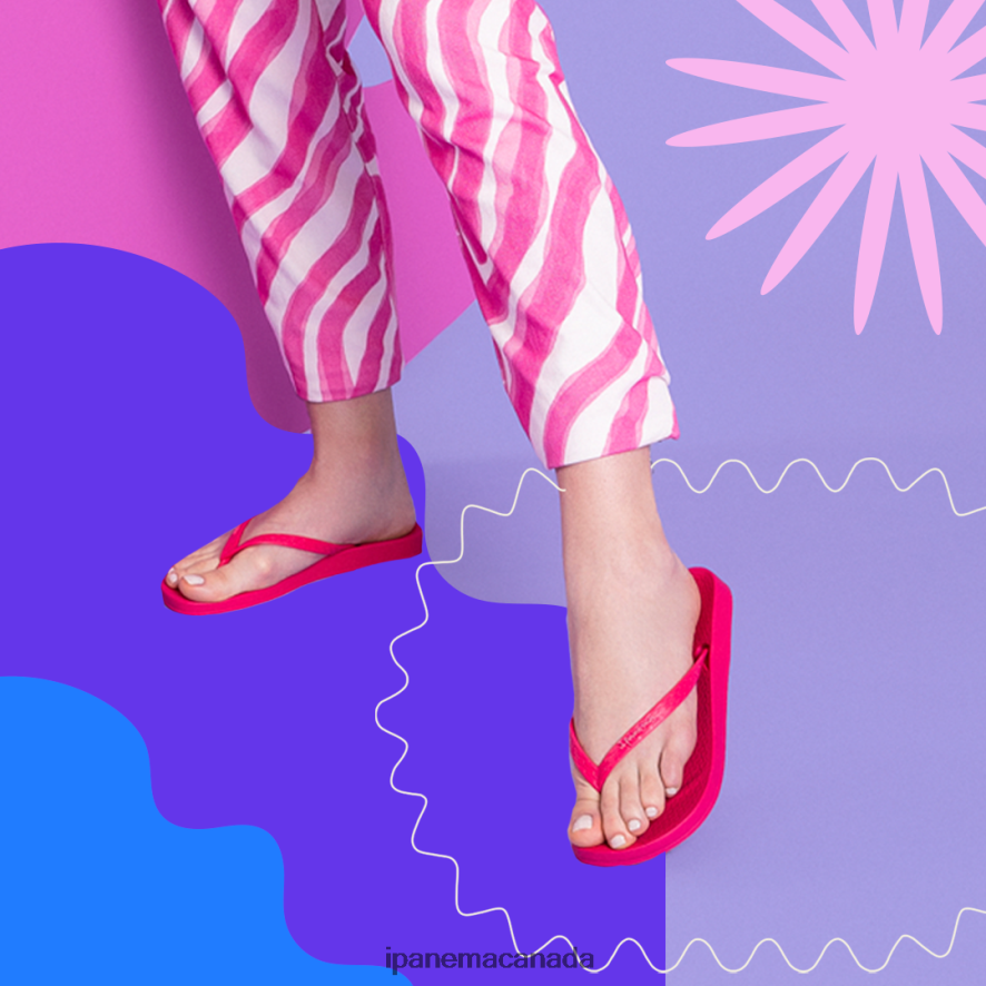 Women Anatomic Colors Ipanema Pink Neon Footwear JX0T4N19