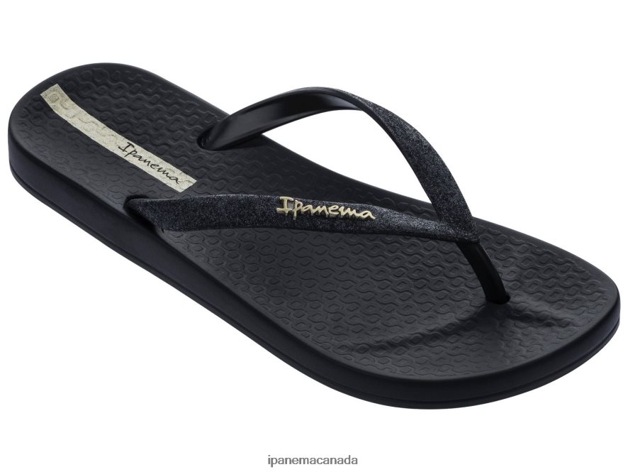 Women Anatomic Lolita Glitter Ipanema Black Footwear JX0T4N73