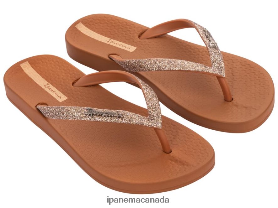 Women Anatomic Lolita Glitter Ipanema Sunkiss Tan Footwear JX0T4N72