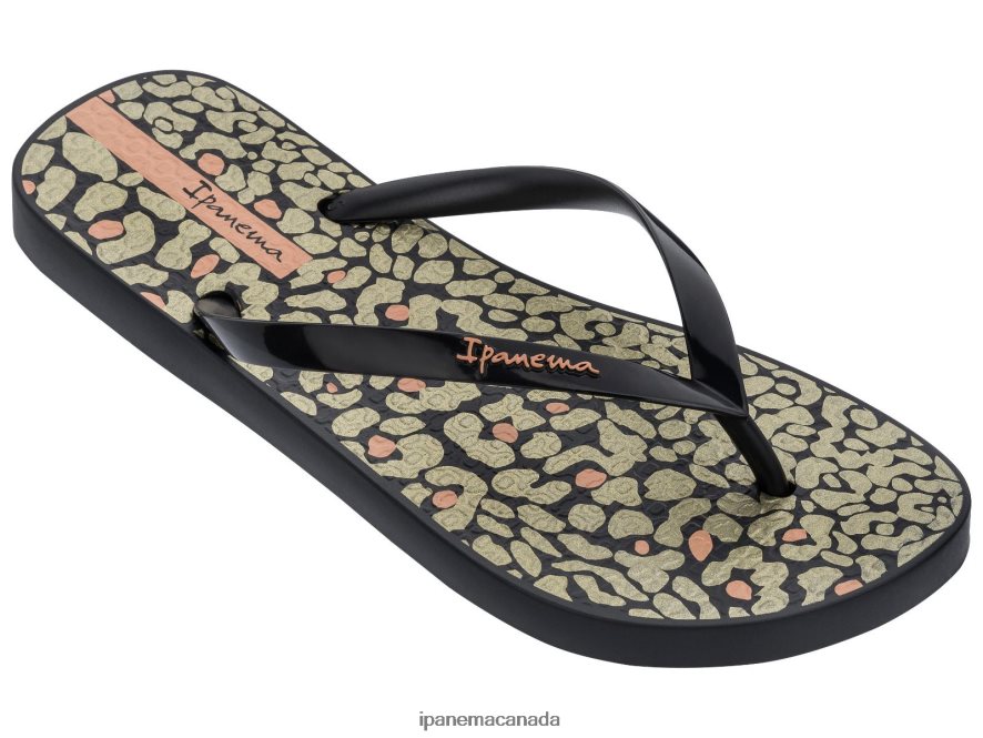 Women Animal Print 23 Ipanema Black Footwear JX0T4N297