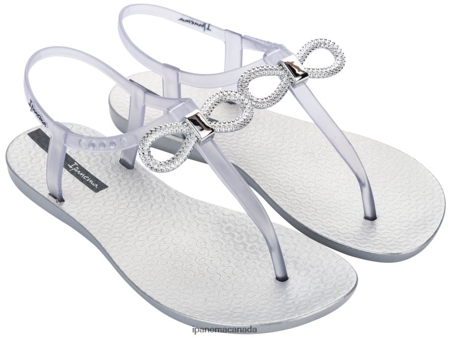 Women Belle Sandal Bow Ipanema Silver Footwear JX0T4N112