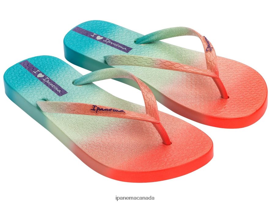 Women California Vibes Ipanema Coral Rainbow Footwear JX0T4N100