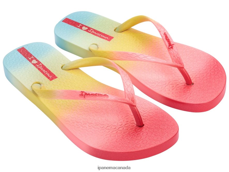 Women California Vibes Ipanema Peach Rainbow Footwear JX0T4N97