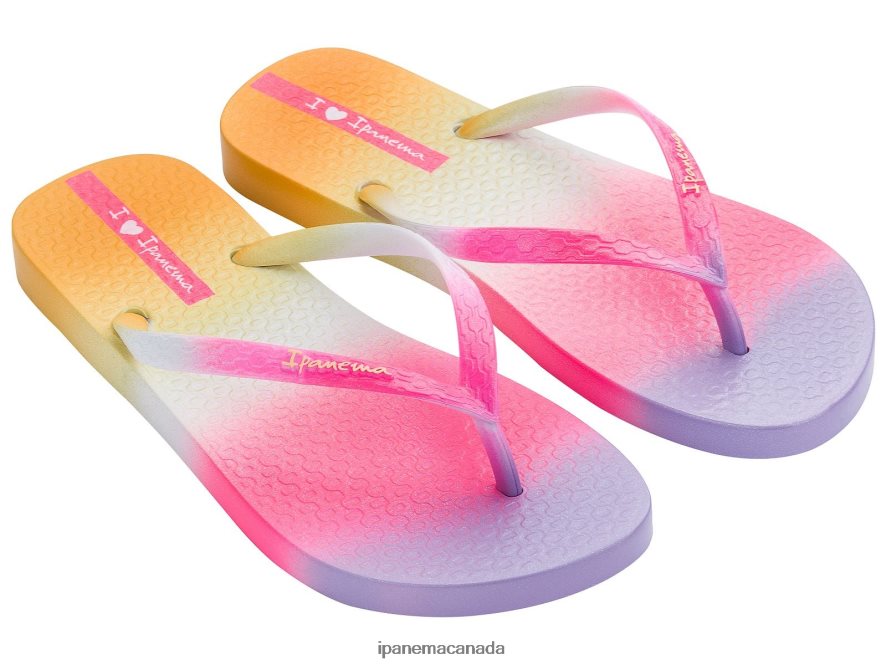 Women California Vibes Ipanema Pink Rainbow Footwear JX0T4N101
