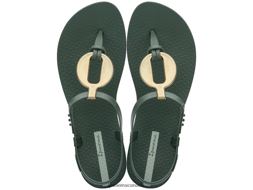 Women Class Vitta Sandal Ipanema Dark Green Footwear JX0T4N240