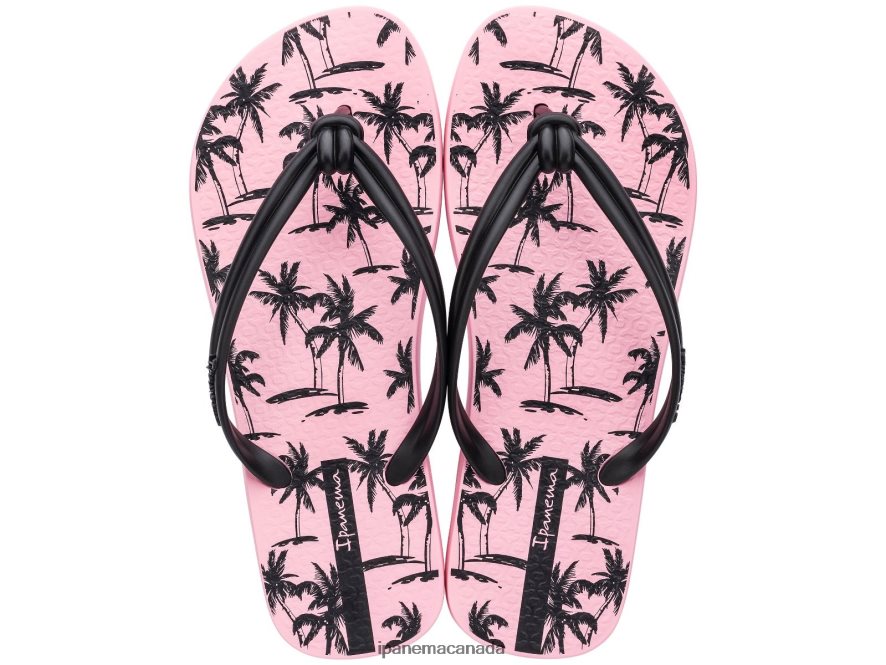 Women Elo Print Ipanema Black Palm Footwear JX0T4N193