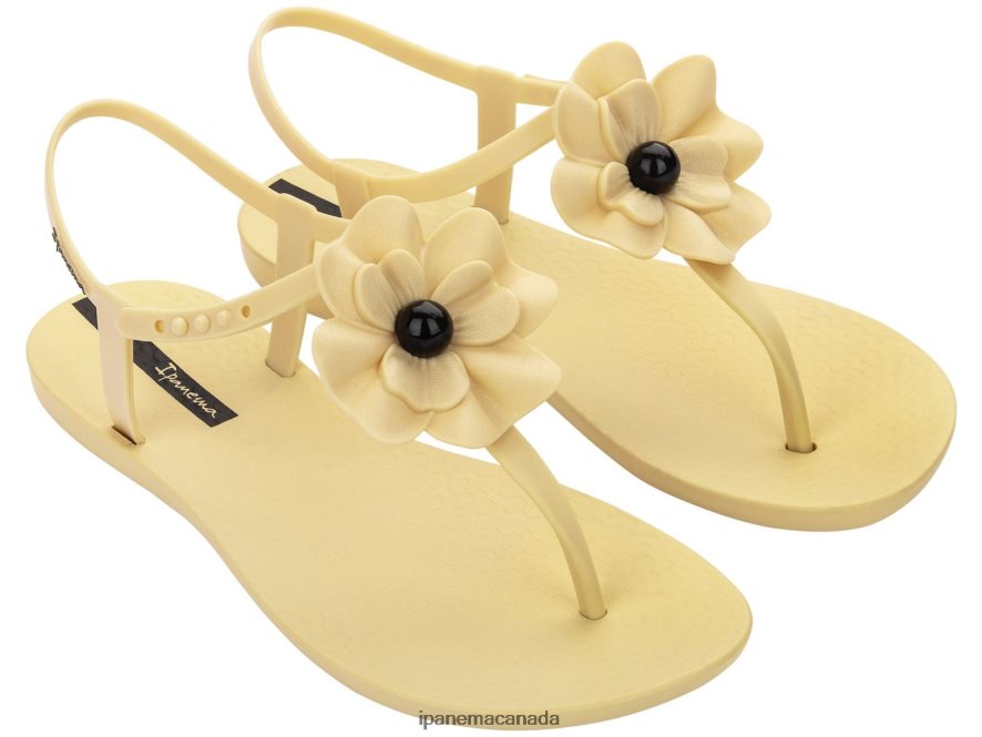 Women Flora Sandal Ipanema Lemon Pearl Footwear JX0T4N62