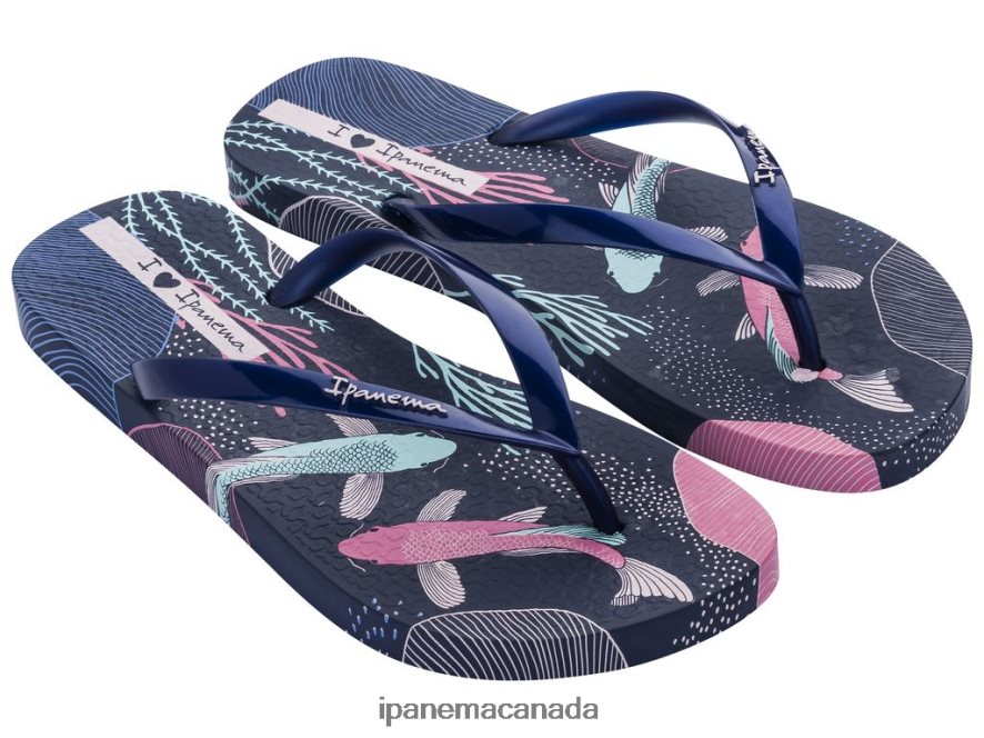 Women I Love Sun Print Ipanema Navy Footwear JX0T4N255