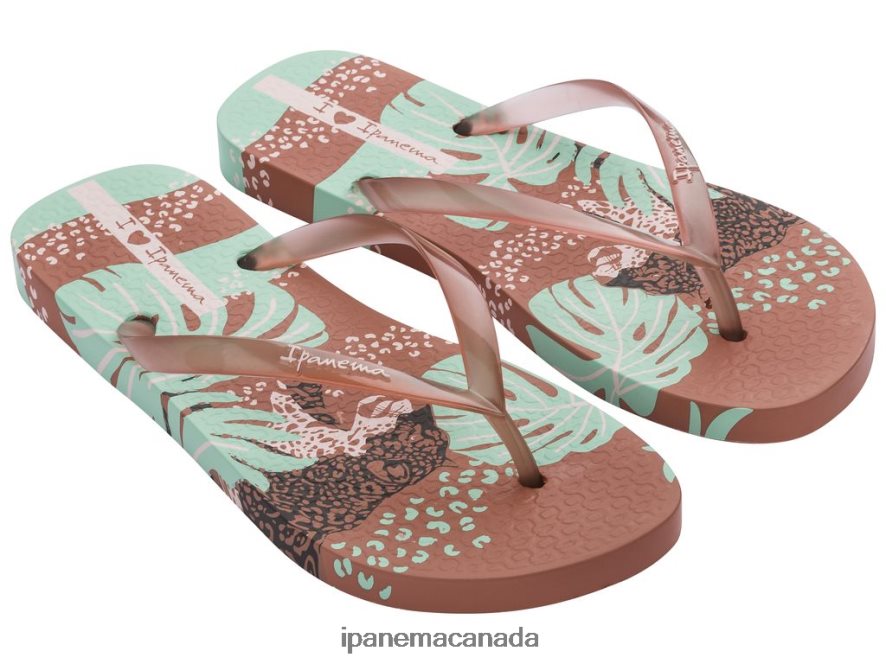 Women I Love Sun Print Ipanema Tan Footwear JX0T4N256
