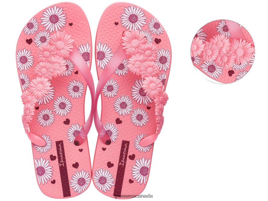 Women Lolita Floral Ipanema Pink Footwear JX0T4N250