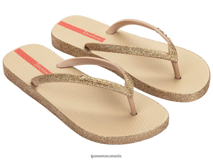 Women Maxi Glow Glitter Ipanema Gold Footwear JX0T4N80