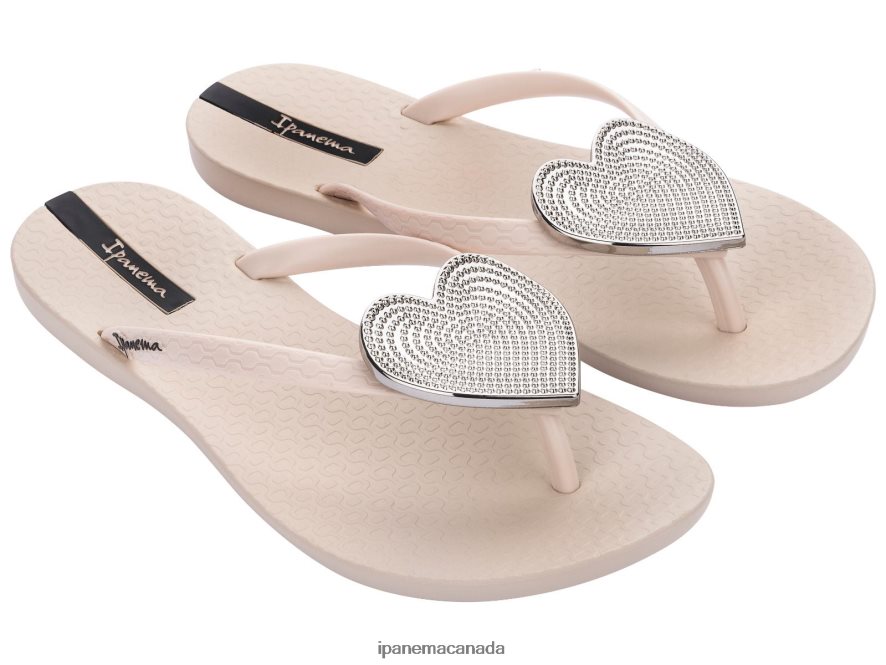 Women Maxi Heart Ipanema Silver Ivory Dot Footwear JX0T4N210