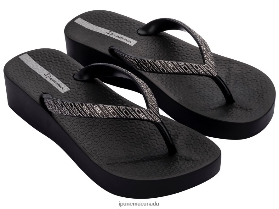 Women Mesh Wedge Links Ipanema Black Footwear JX0T4N84