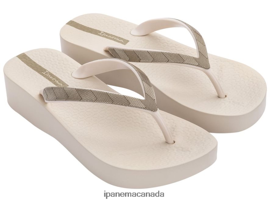 Women Mesh Wedge Tex Ipanema Ivory Footwear JX0T4N205