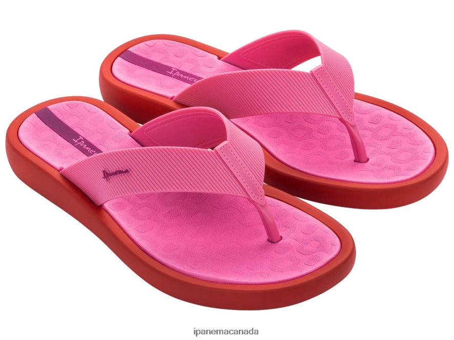 Women Nuvea Ipanema Pink Red Footwear JX0T4N222