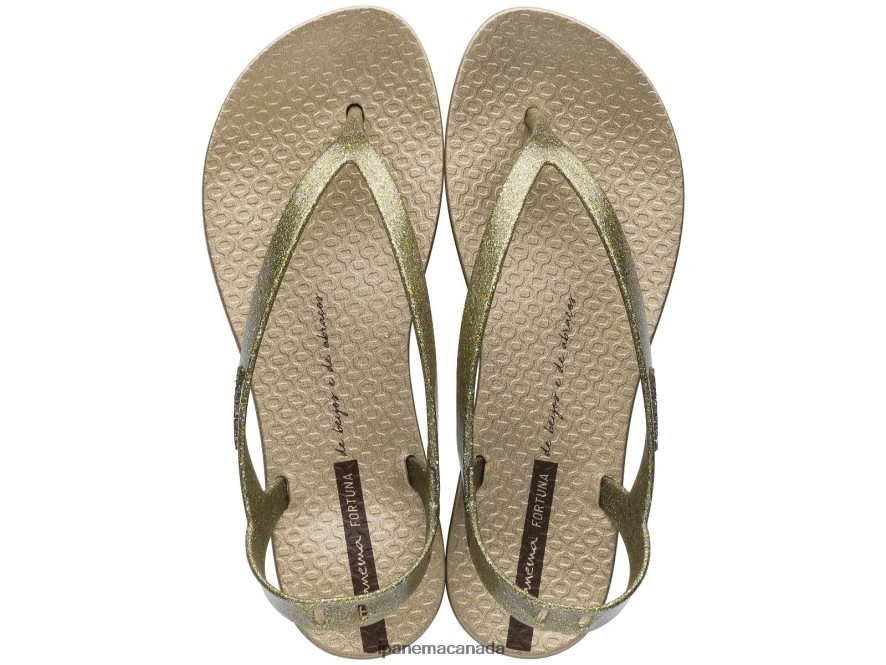 Women Renova Ipanema Gold Footwear JX0T4N262