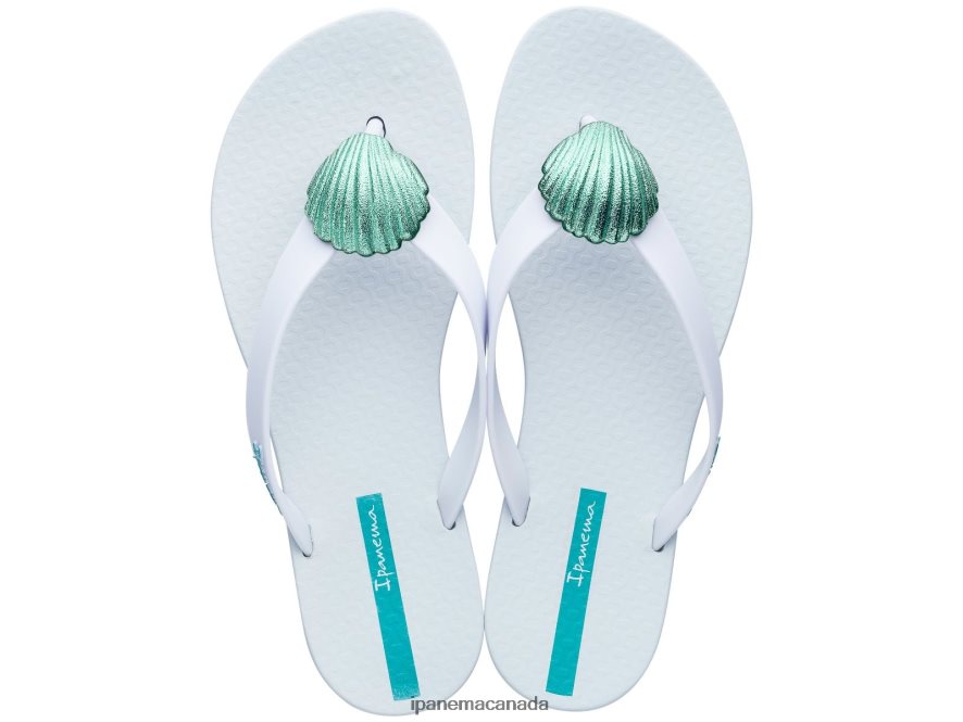 Women Wave Ocean Ipanema White Shell Footwear JX0T4N259