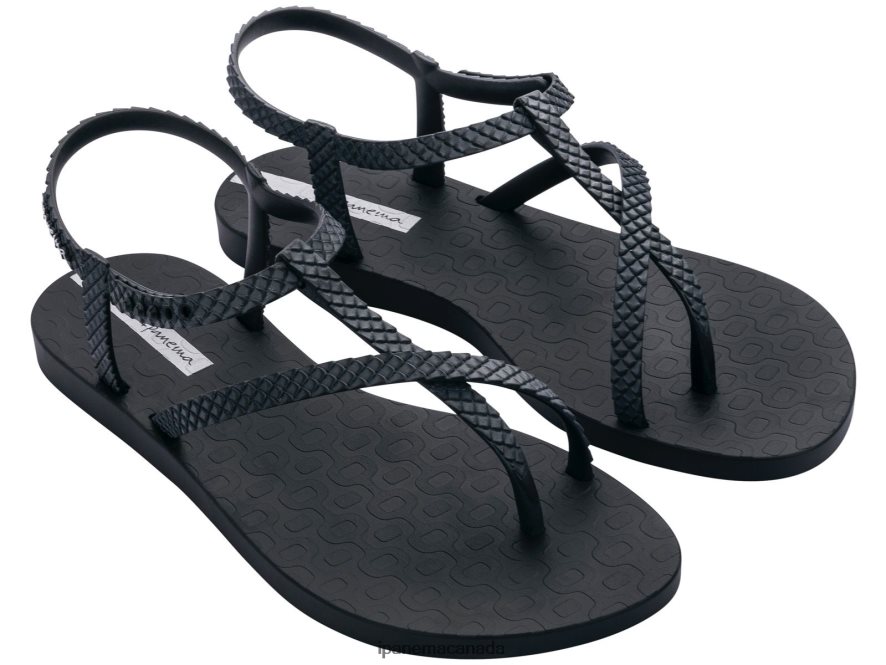 Women Wish Sandal Depth Ipanema Black Snake Footwear JX0T4N48