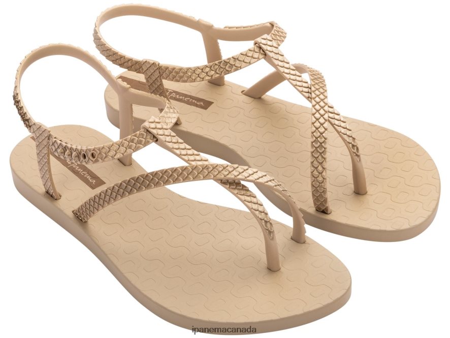 Women Wish Sandal Depth Ipanema Soft Gold Snake Footwear JX0T4N51