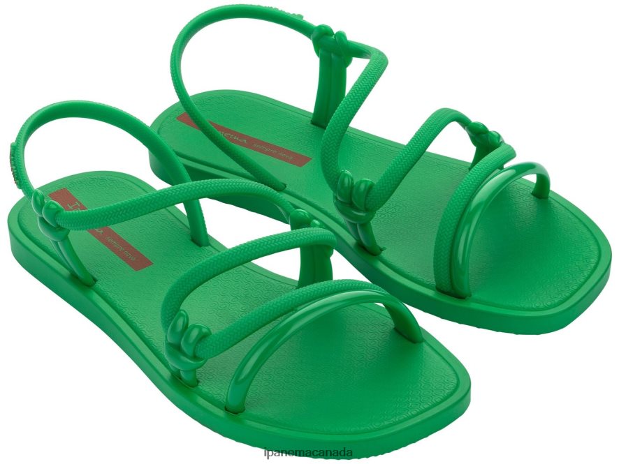 Women Solar Sandal Ipanema Green Footwear JX0T4N118